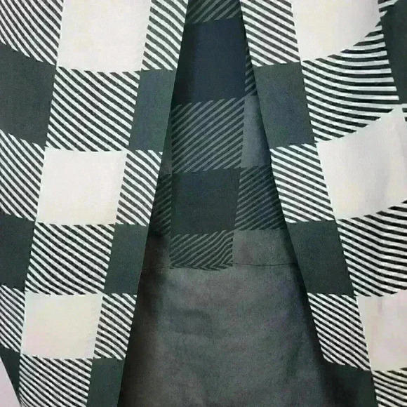 Rag & Bone Women's Forest Green and Ivory Harper Magnified Houndstooth Top XS - Picture 8 of 13